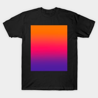 Purple Pink Orange  Gradient T-Shirt